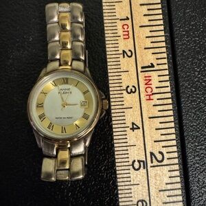 Vintage Anne Klein Two-Tone Roman Numeral Watch